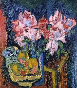 Ernst Ludwig Kirchner Pink Roses oil painting